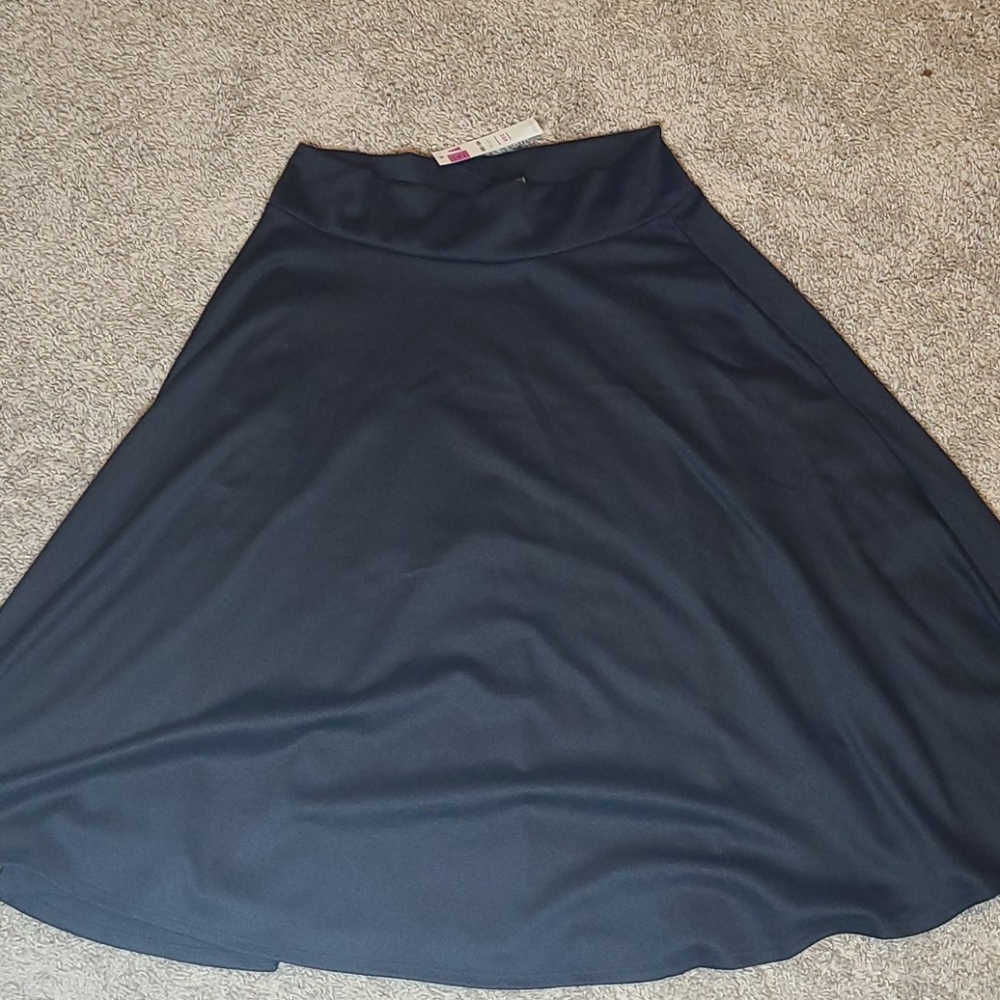 Black Agnes&Dora women's midi skirt